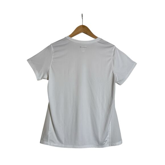 Champion Women's V-Neck Short Sleeve Vapor Select Tee Pullover Size XL White - Picture 5 of 7